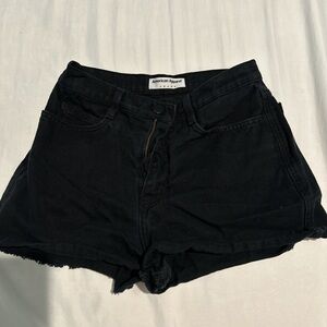 American Apparel Women's Black Shorts